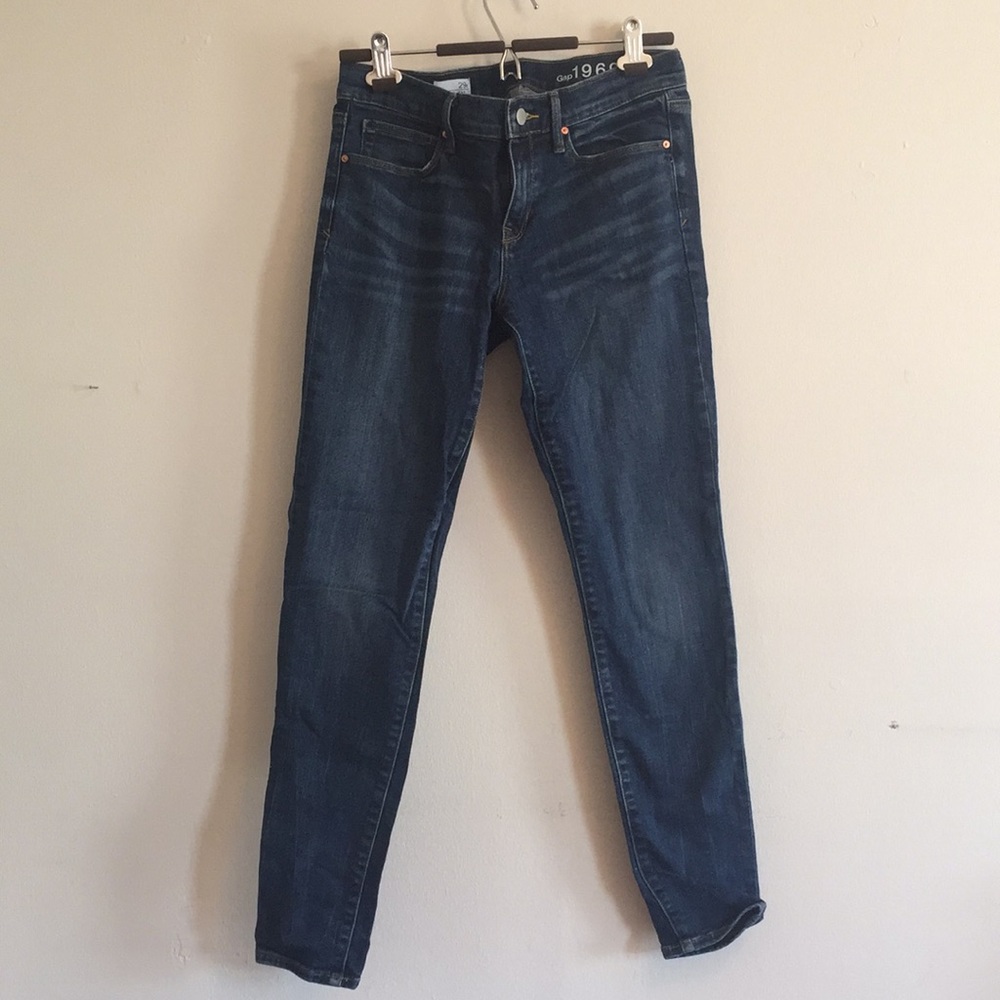 Dark blue skinny jeans